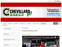 Tablet Screenshot of chevillard-agri.com